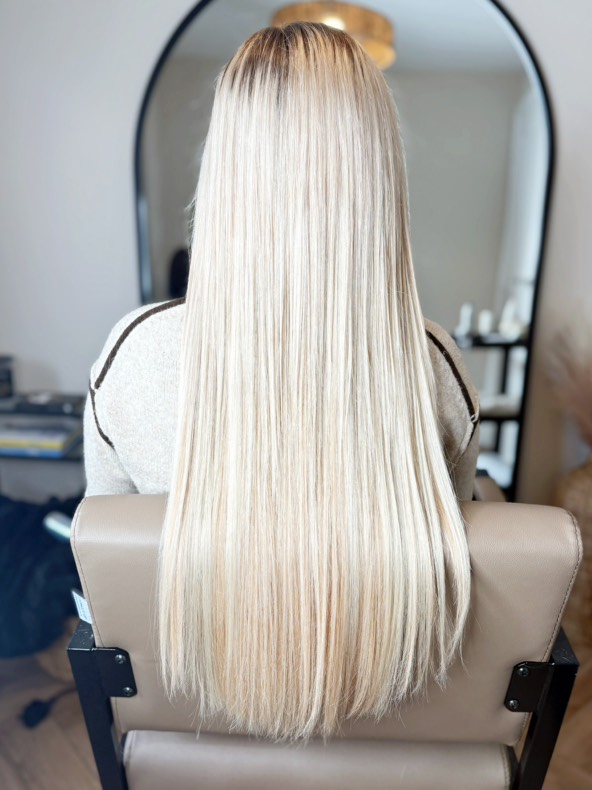 Sleek, straight nano extensions.
